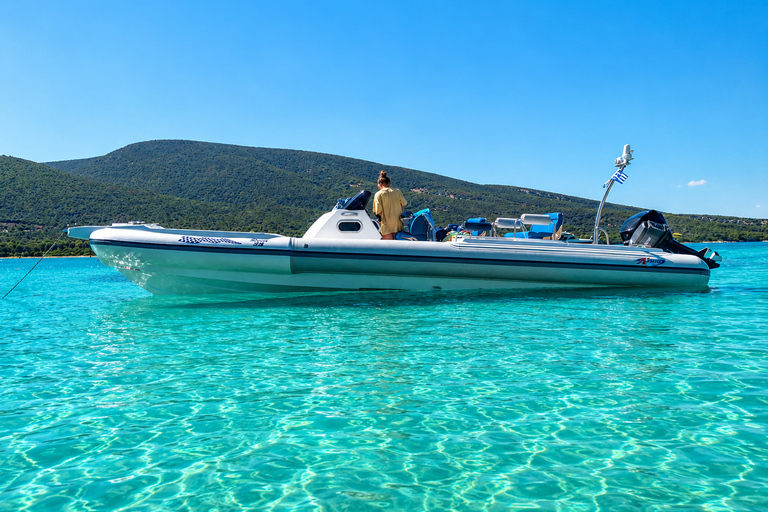 Chania Bay: Private Cruise with Snacks&Drinks, Snorkel-11PAX