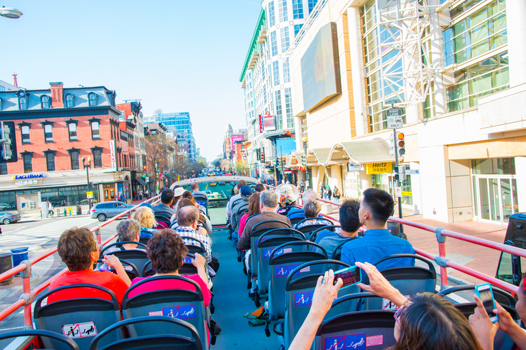 DC: rundtur med hop-on hop-off-buss och sightseeing kryssning med vattentaxiDC: Hop-on Hop-off busstur och sightseeing med vattentaxi