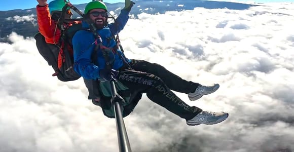 Paragliding from Puerto de la Cruz or Teide National park