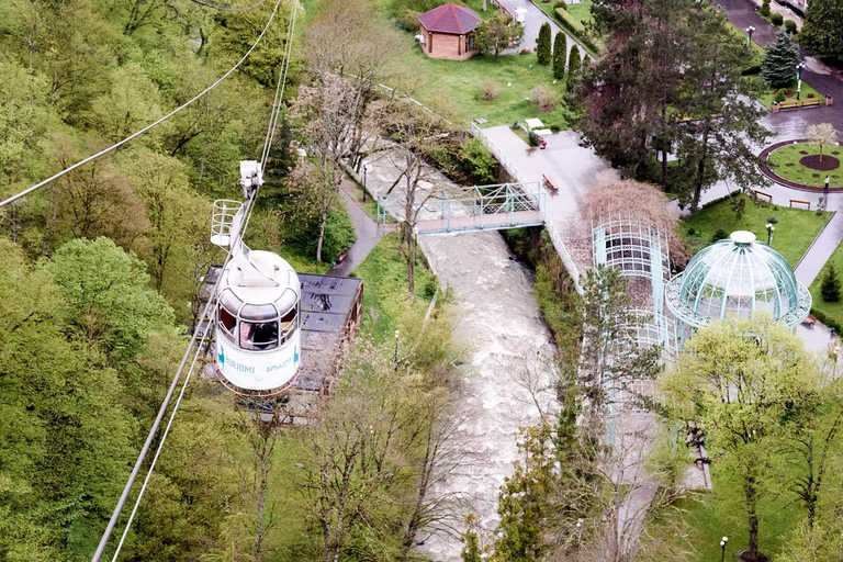 Au départ de Tbilissi : visite de Borjomi, Vardzia et du château de Rabati (journée)