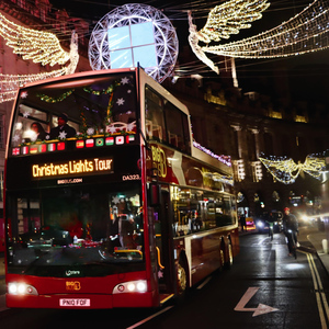 London: Christmas Lights Night Tour by Open-Top Bus