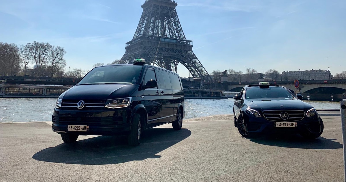 Transfer mit dem offiziellen Taxi Paris CDG Orly Disney Airport
