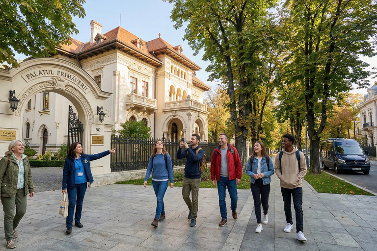 Bucharest Tour Parliament, Ceausescu House & Village Museum Interactive Audio Guide in 24+ languages.