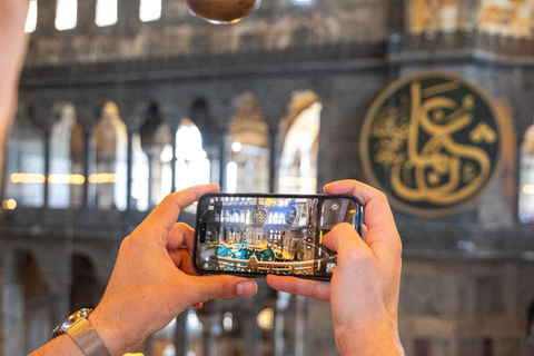 Tour della Basilica di Santa Sofia e della Moschea Blu + Basilica Cisterna opzionaleHagia Sophia, Moschea Blu + Cisterna Basilica e tutti i biglietti