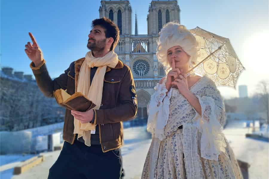Paris – Notre-Dame: Theaterführungen durch das Viertel auf Französisch. Foto: GetYourGuide Paris – Notre-Dame: Theaterführungen durch das Viertel auf Französisch. Foto: GetYourGuide