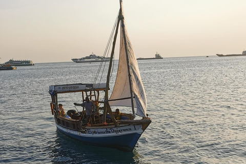 3 ore di crociera in dhow al tramonto a Zanzibar