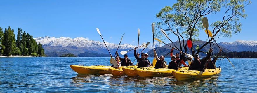 Wanaka : visite guidée en kayak sur le lac Wanaka