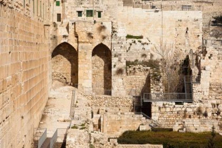 De Tel Aviv: visite de la ville de David et de Jérusalem souterraineDépart de Tel Aviv