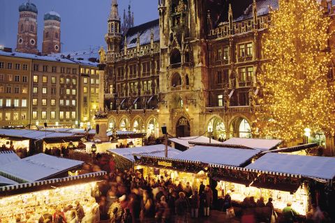 Munich : Visite de 2 heures des marchés de Noël et du village de Noël