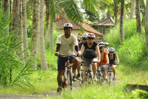 Bali: fietstocht op het platteland