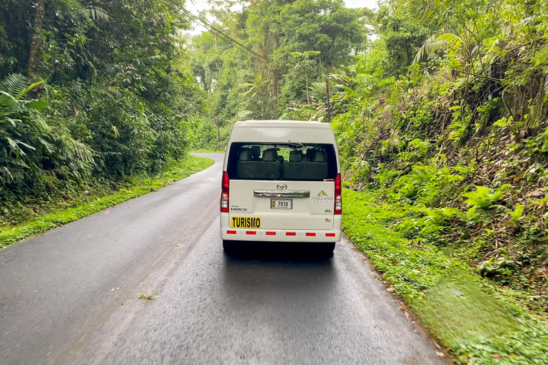 San José Luchthaven: Shuttle van/naar La FortunaSan Jose Donw Town naar La Fortuna