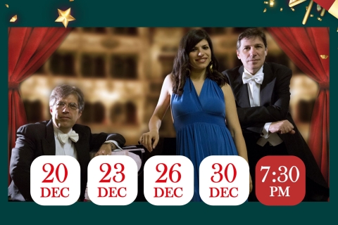 Roma: concierto de ópera de Navidad y año nuevo con bebida