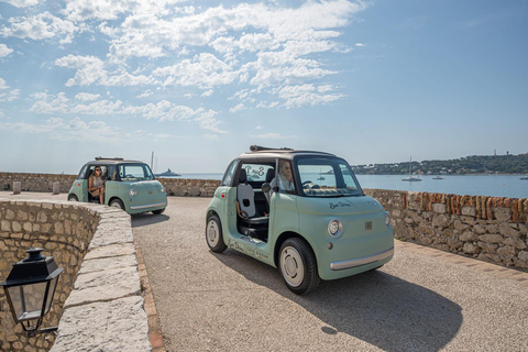 Antibes: Tour in a 100% electric Fiat Topolino 1-hour Discovery Tour in a Fiat Topolino