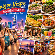 Saigon Vespa Michelin Foodie & Hidden Gems Tour Saigon Vespa Michelin Foodie & Hidden Gems Tour