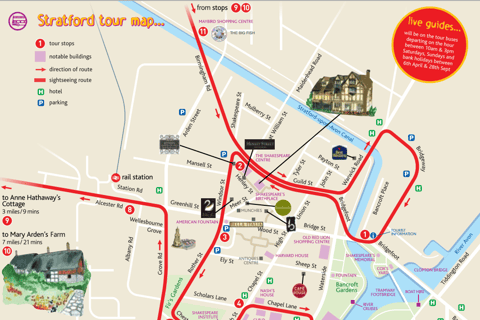 City Sightseeing Stratford-upon-Avon Hop-on Hop-off Bus Tour