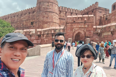 From Delhi: Taj Mahal, Agra Fort & Baby Taj Private Day Trip Only Tour Guide (No Car, Driver, Tickets, or Meals)