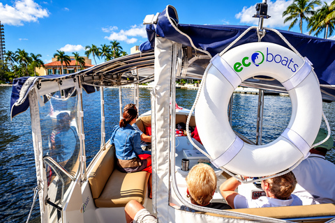 Fort Lauderdale: Small-Group Millionaire's Row Boat Tour Small-Group Scenic Boat Tour: Mansions, Canals & Highlights