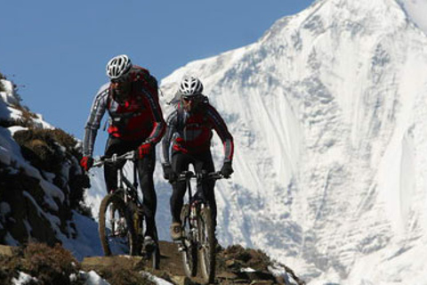 Kathmandu: mountainbiketocht van een hele dag