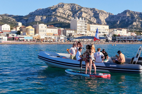 Marseille: Frioul Cruise Tour, Underwater Scooter, and Water Games