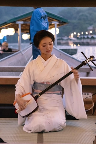 Kyoto: Summer Night Cruise with Ukai and Shamisen Show