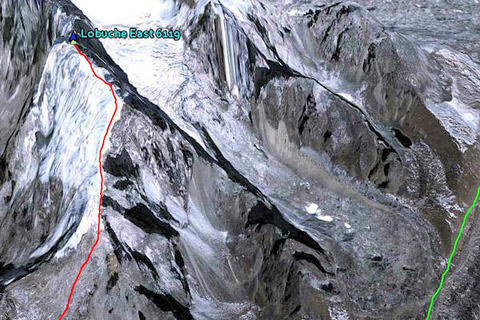 Lobuche (6119m) Ostgipfel Klettern in Nepal