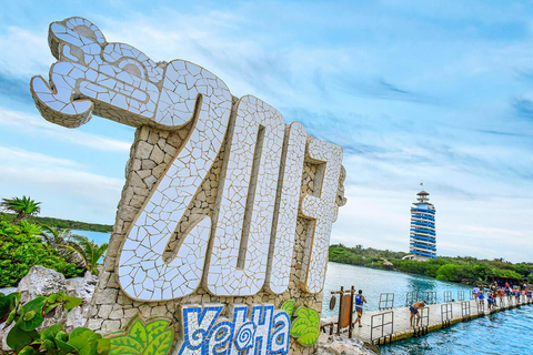 Inträde till Xel-Ha-parken med mat och fri bar ingårInträde till Xel-Ha-parken