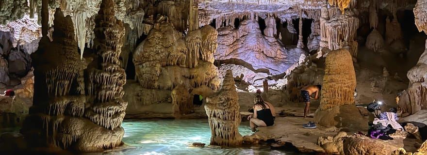 Mallorca : Visite de la plage à l'intérieur de la grotte