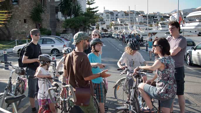 puerto banus marbella bike tour port parks shopping
