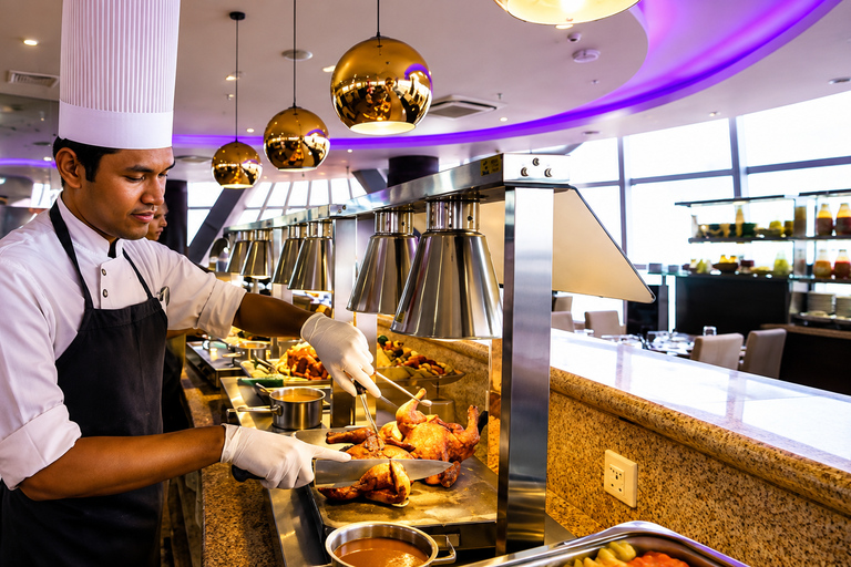 Colombo: Revolving Dinner at Lotus Tower with City Views