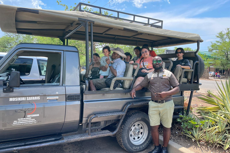 Livingstone: Rhino Walk, Victoria Falls &Mukuni Village Tour