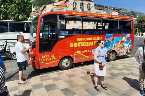 Dubrovnik: Hop-on Hop-off-buss för sightseeingDubrovnik: Hop-on-hop-off-sightseeing med buss