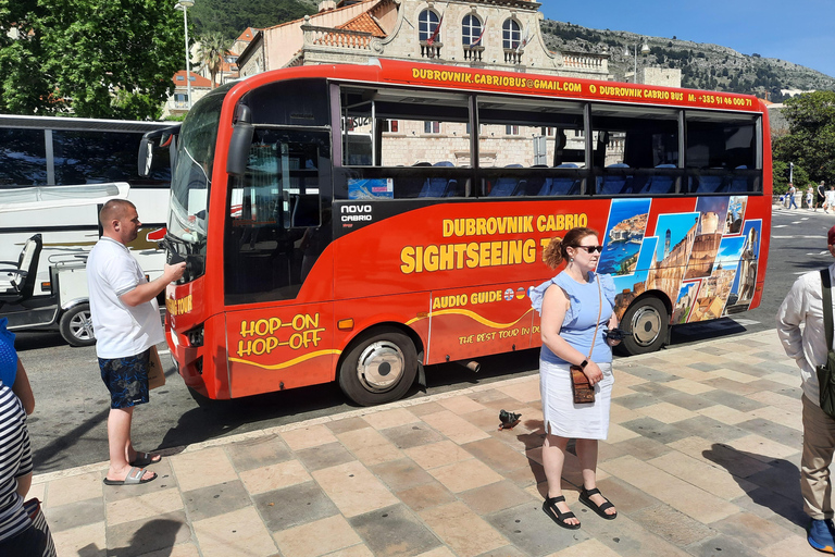 Dubrovnik: Hop-on Hop-off-buss för sightseeingDubrovnik: Hop-on-hop-off-sightseeing med buss