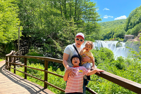 Sarajevo : Excursion d'une journée à Strbacki Buk, Jajce, visite des cascades