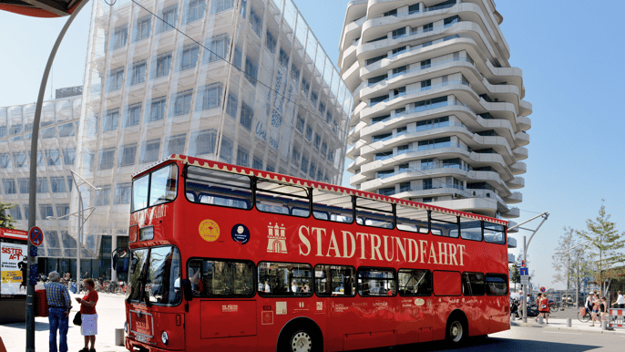 hamburg sightseeingtour im hopon/hopoffbus der linie a