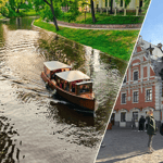 Riga: tour in barca con audioguida e tour a piedi della Città Vecchia