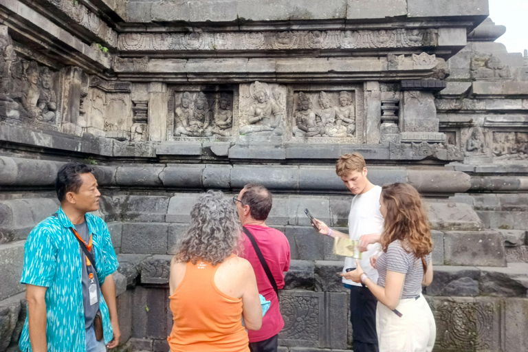 Yogyakarta: Borobudur & Prambanan Tour with structure Access Sunrise Inside Borobudur & Prambanan Temple