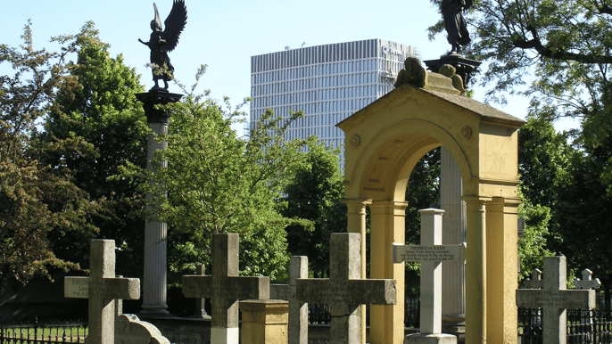 invalids cemetery of berlin – in the shadow of the wall