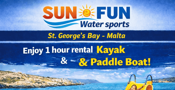 St Julian&#39;s: Kayak Rental / Paddle Boats