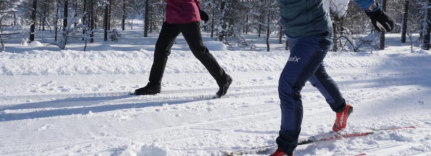 Saariselkä : Leçon de ski de fond