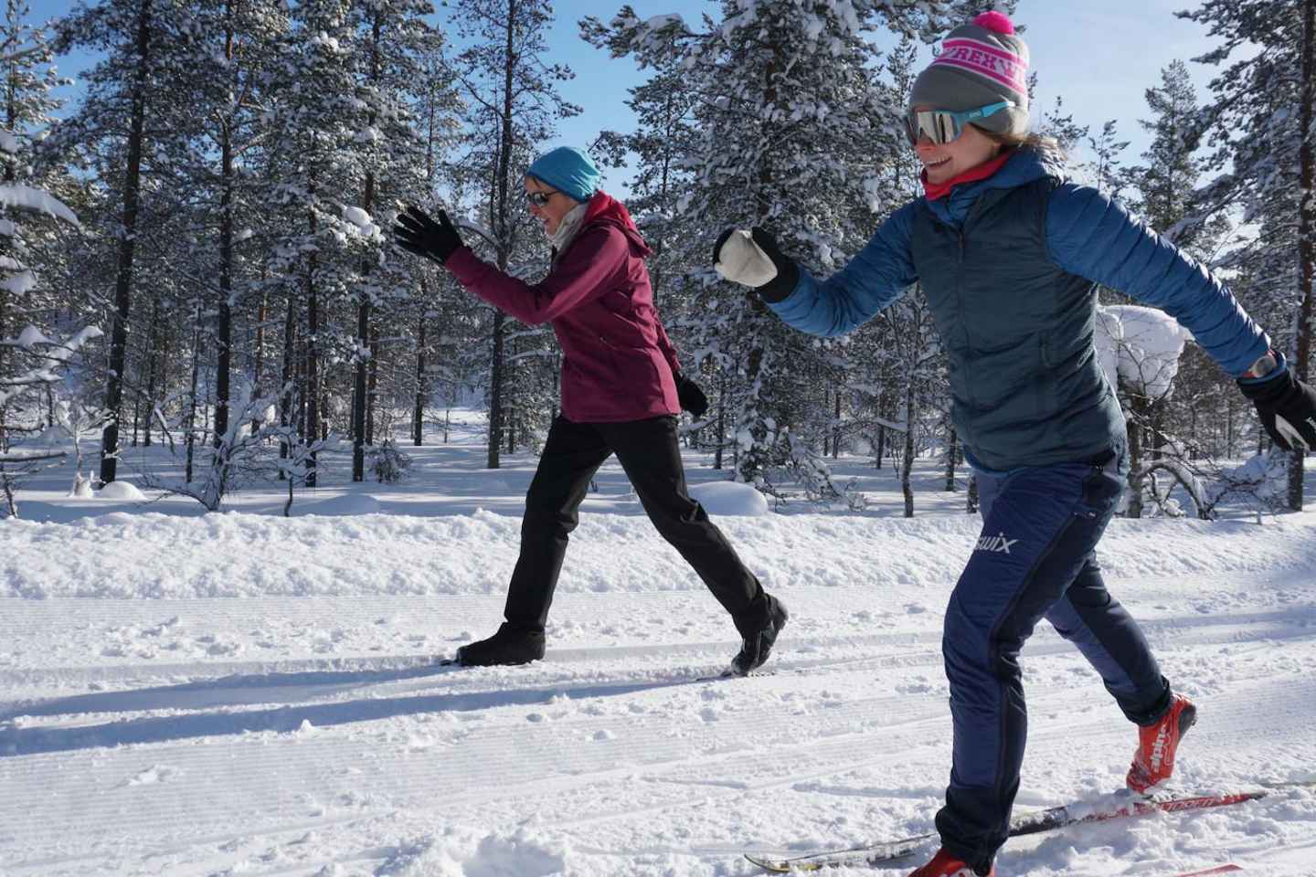 Saariselk: Cross-Country Ski Lesson - Group lesson - Freestyle