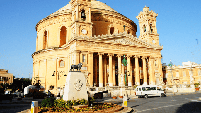 halfday tour of mosta taqali crafts village mdina
