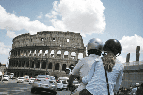 Rome Vespa Half-Day Tour with Private Driver