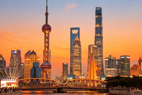 Shanghai: Oriental Pearl Tower Entry Ticket with Options 2-Sphere + 45-Min Huangpu River Cruise Ticket