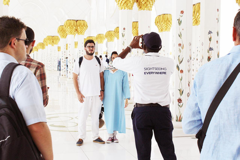 Dubai: Abu Dhabi Mosque and Ferrari World Tour with Tickets