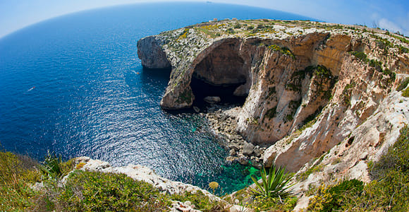 Blue Grotto & Sunday Market at Marsaxlokk Fishing Village