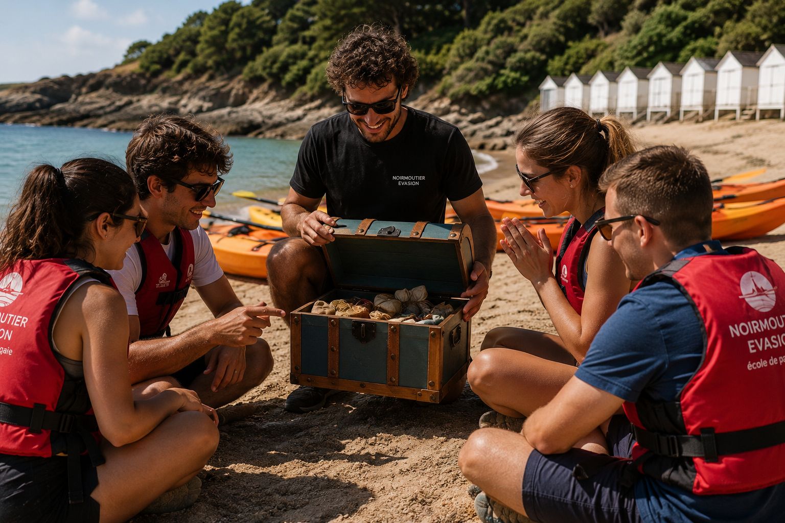 Noirmoutier: Escape Kayak – Schatzsuche auf dem Meer