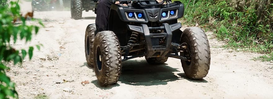 Phuket : visite guidée en quad, repas des éléphants et ville