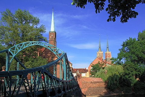 Oder river cruise and walking tour of Wroclaw Tour in Portuguese, French, Italian