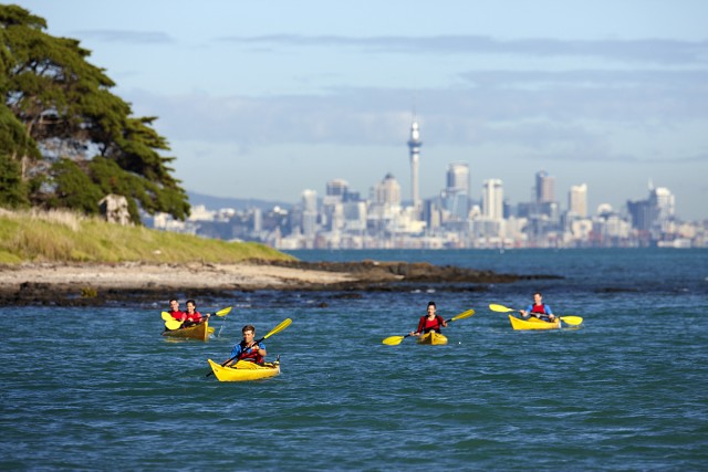 Visit Auckland Half-Day Sea Kayak Tour to Motukorea Island in Deep Creek Lake