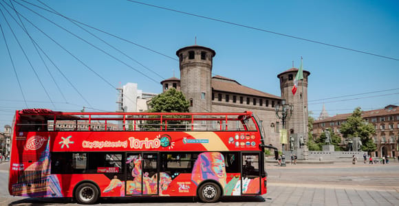 Turin: Hop-on Hop-off Bus Tour with 24 or 48-Hour Ticket